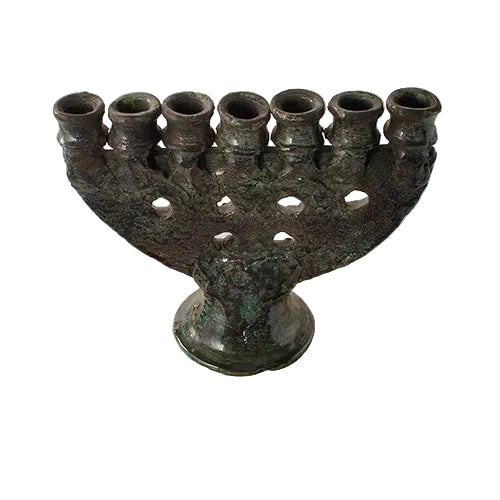 Green Root" – Tamegroute Candle Holder - Photo 1