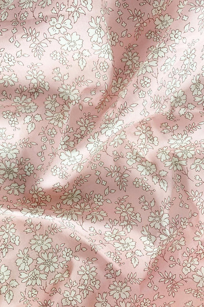 Frill Edge Pillowcase made with Liberty Fabric CAPEL PINK - Coco & Wolf