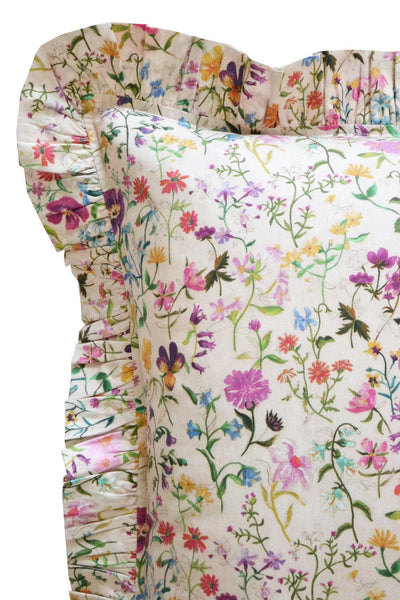 Frill Edge Pillowcase made with Liberty Fabric LINEN GARDEN - Coco & Wolf