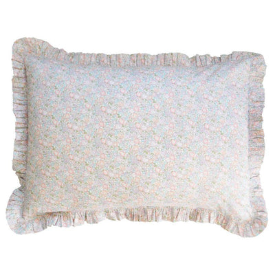 Frill Edge Pillowcase made with Liberty Fabric MICHELLE LILAC - Coco & Wolf