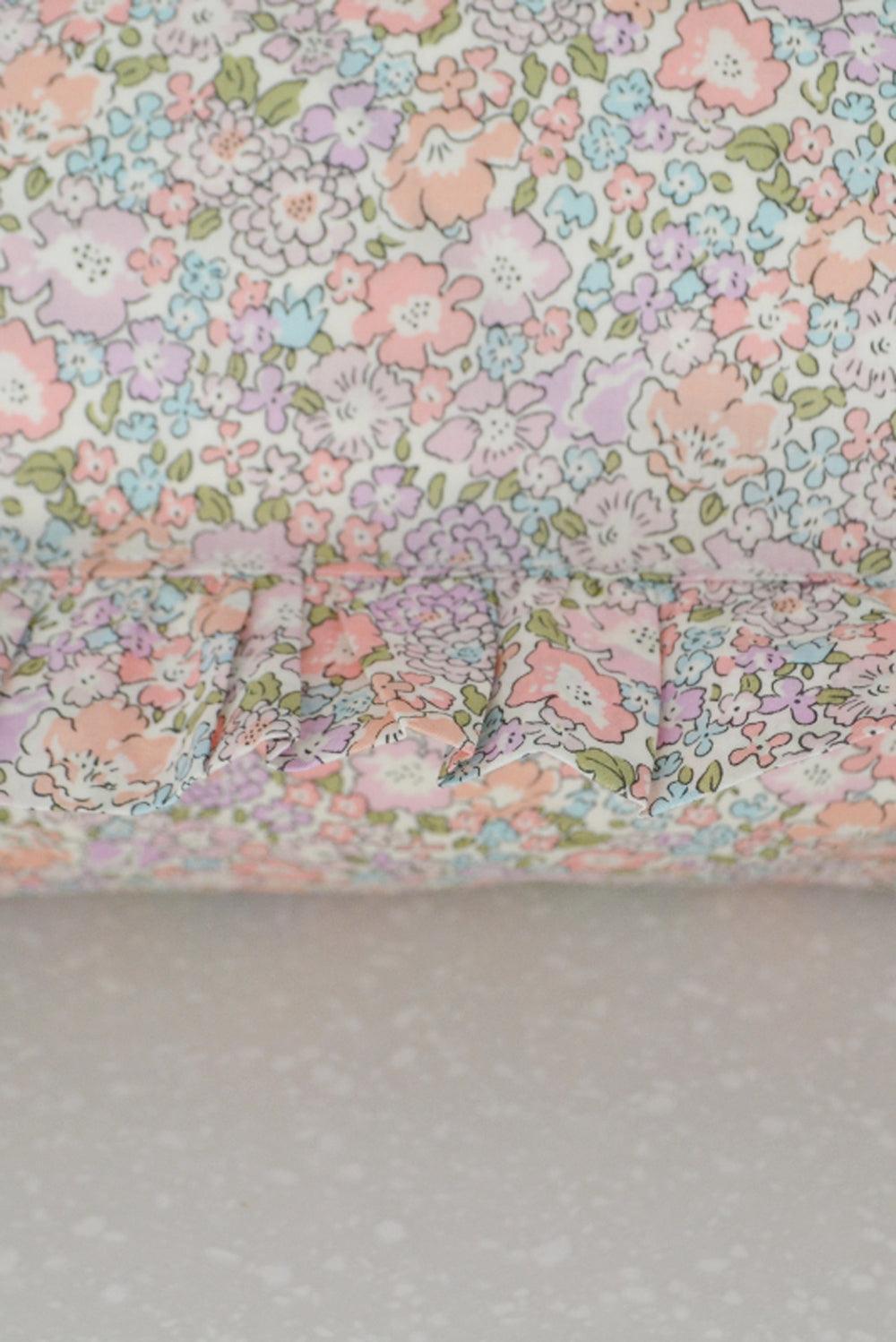 Frill Edge Pillowcase made with Liberty Fabric MICHELLE LILAC - Coco & Wolf