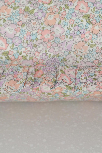 Frill Edge Pillowcase made with Liberty Fabric MICHELLE LILAC - Coco & Wolf