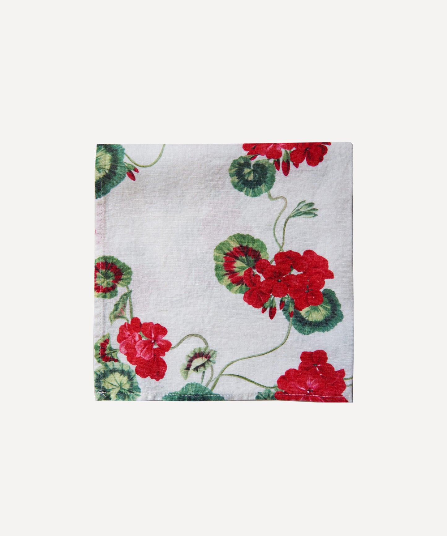 Geranium Linen Napkin