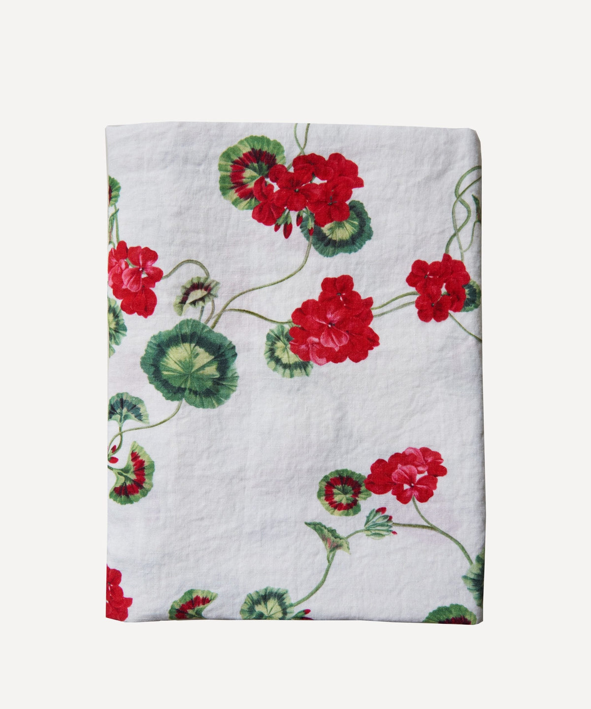 Geranium Linen Tablecloth
