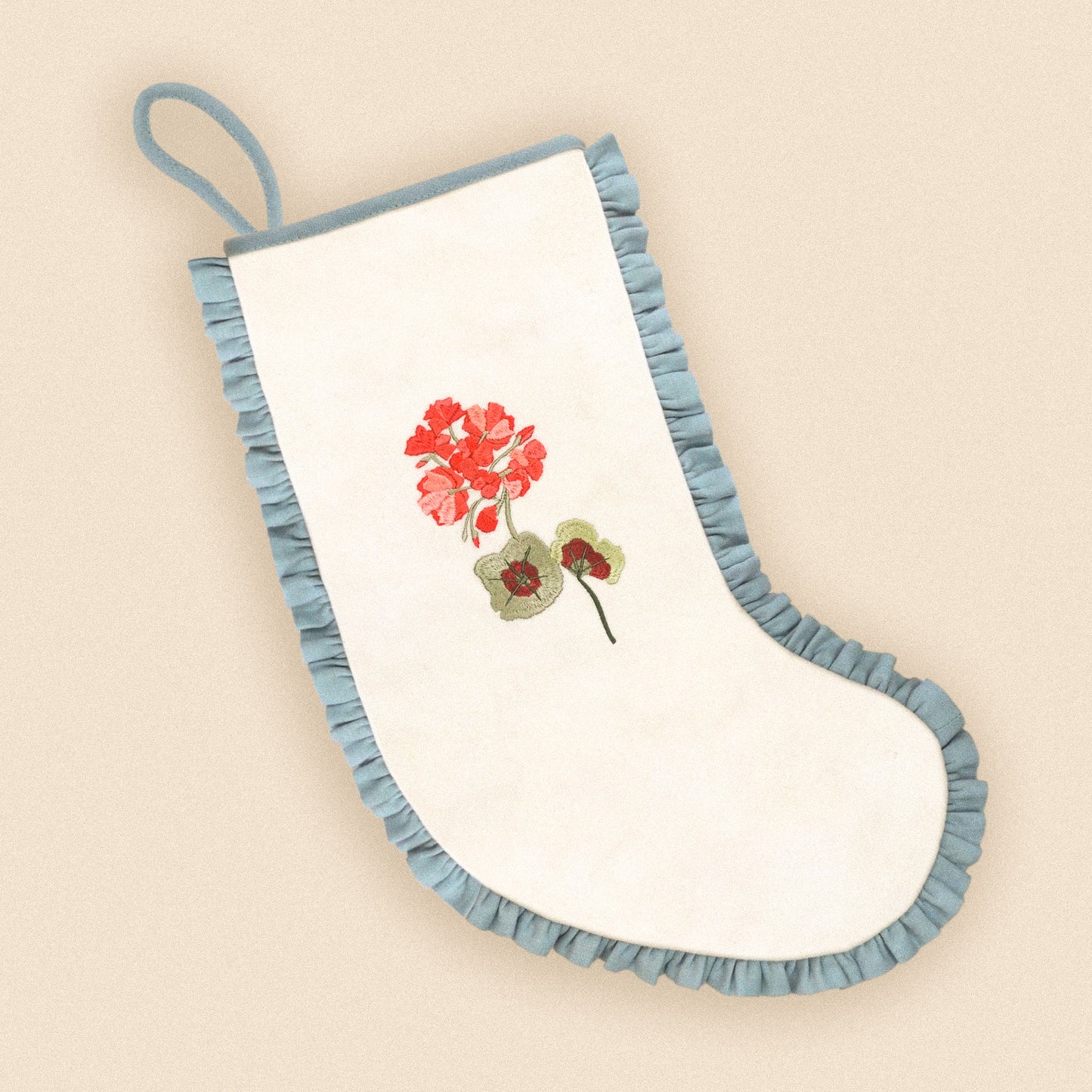 Geranium Christmas Stocking
