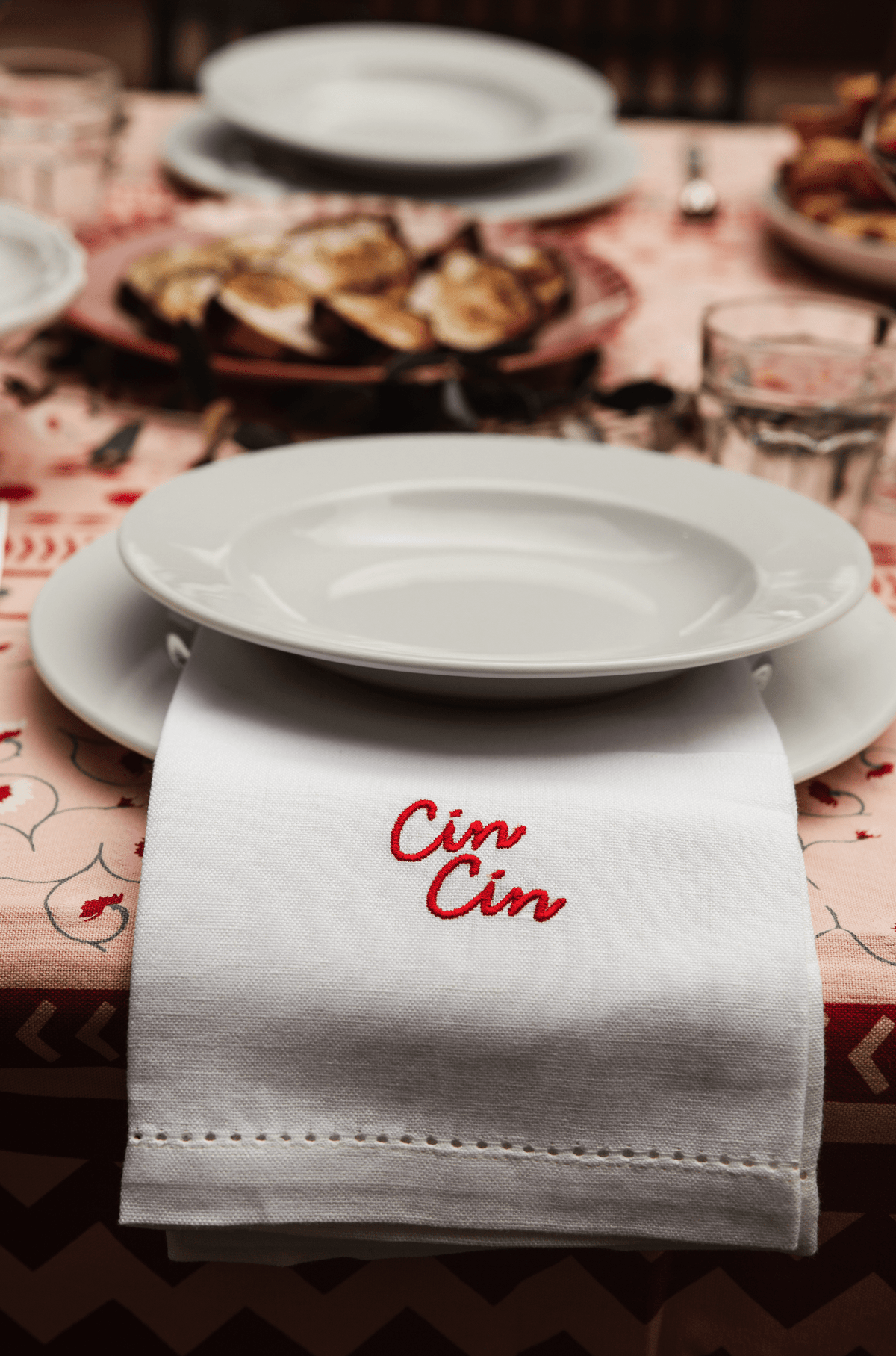 Cin Cin' Dinner Napkins (Set of 4)