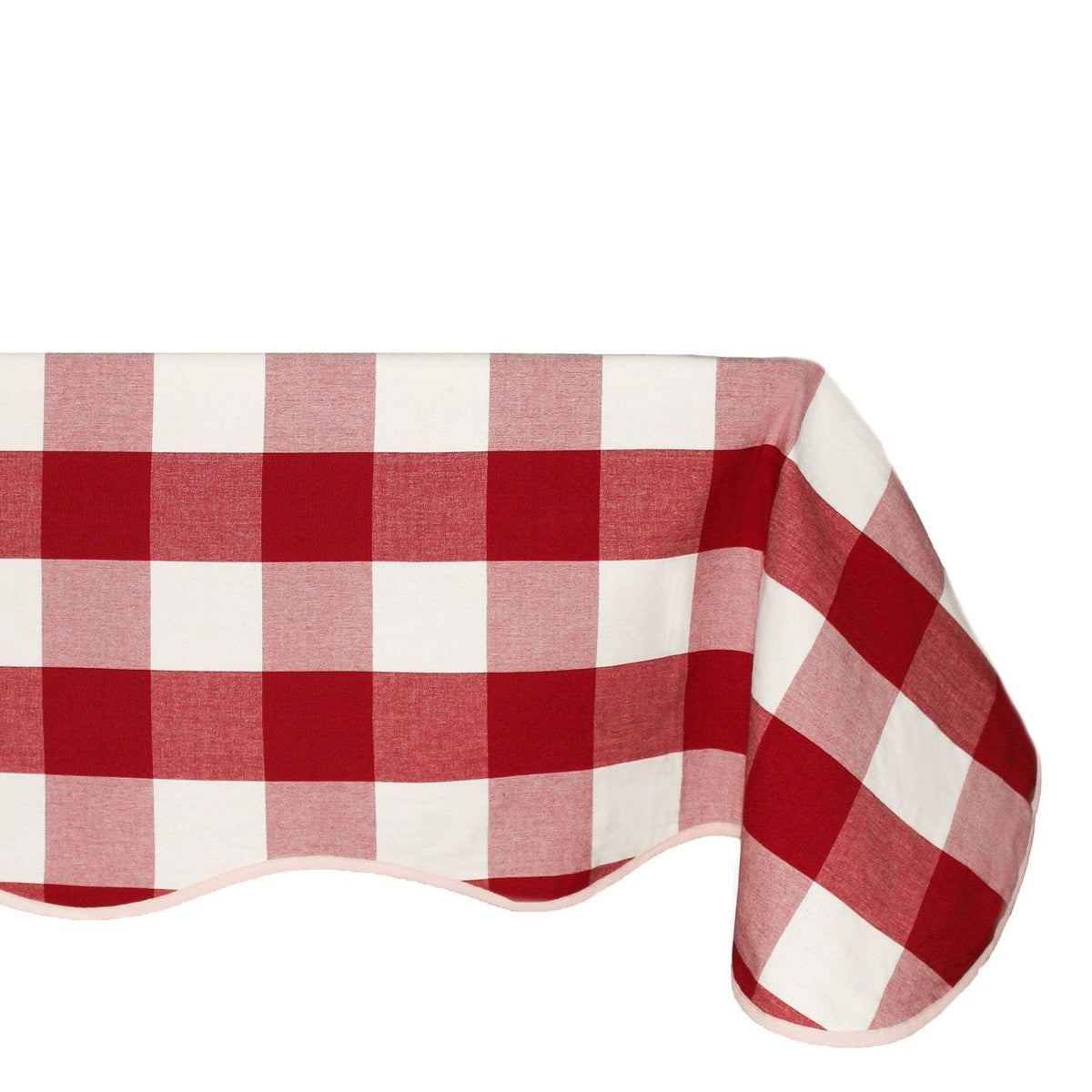 Giardino Reversible Tablecloth in Rosso/Rosa