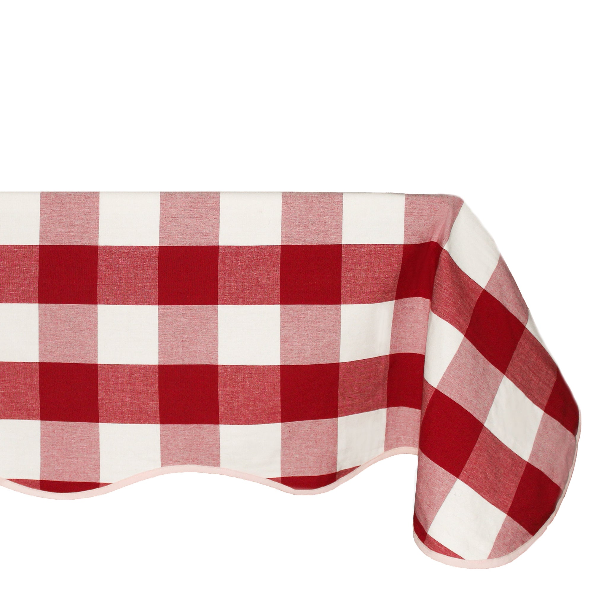 Giardino Reversible Tablecloth in Rosso/Rosa