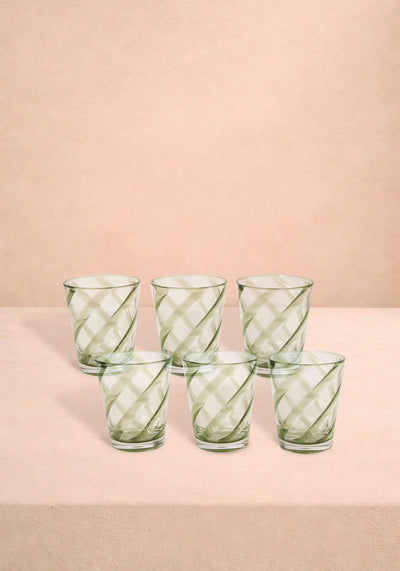 Glasses Poolside Gossip - Green Acrylic Tumbler x 6
