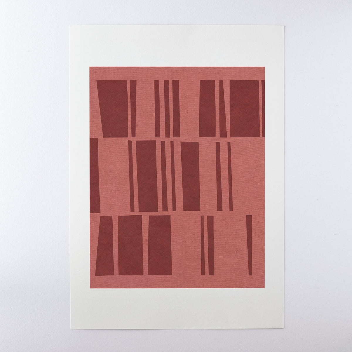 Glimpse Terracotta/Red Print