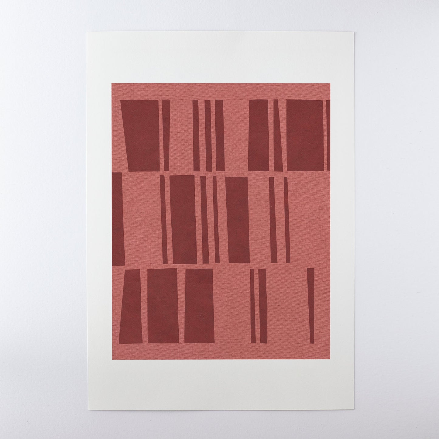 Glimpse Terracotta/Red Print