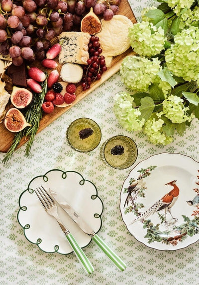 Glorious Green Scalloped Set