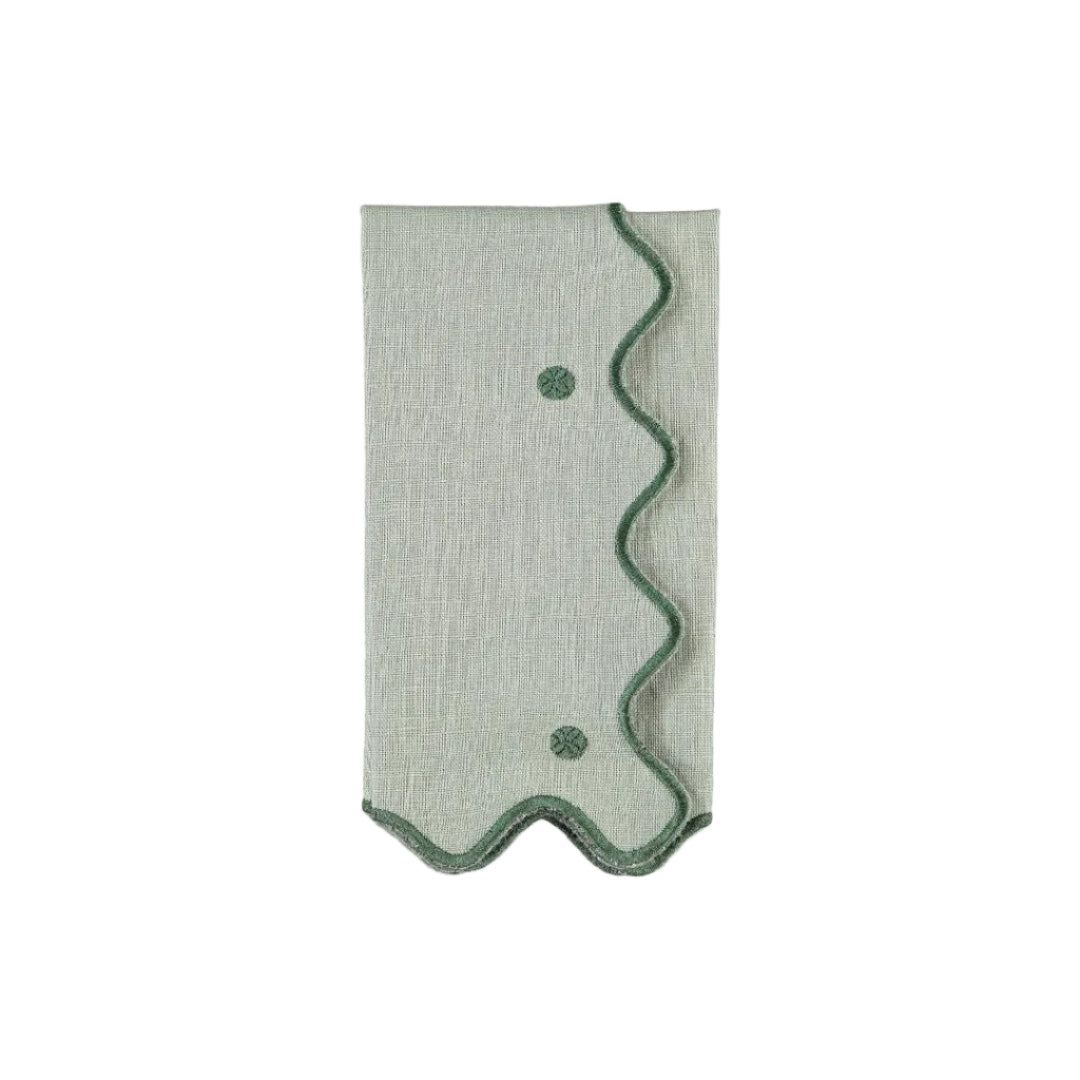 Napkin Óbidos, Green with Green
