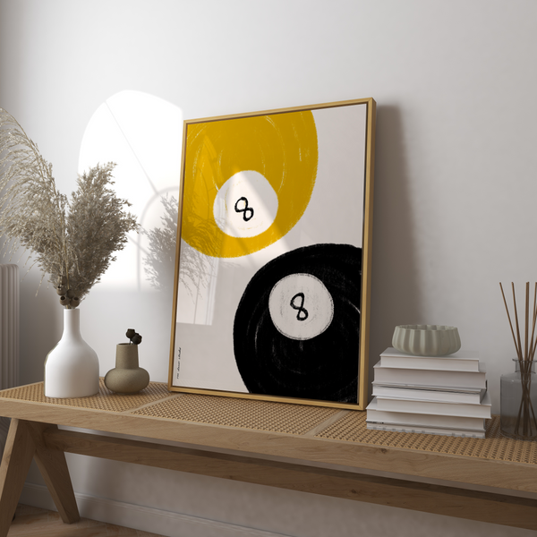 Two 8 Balls Print