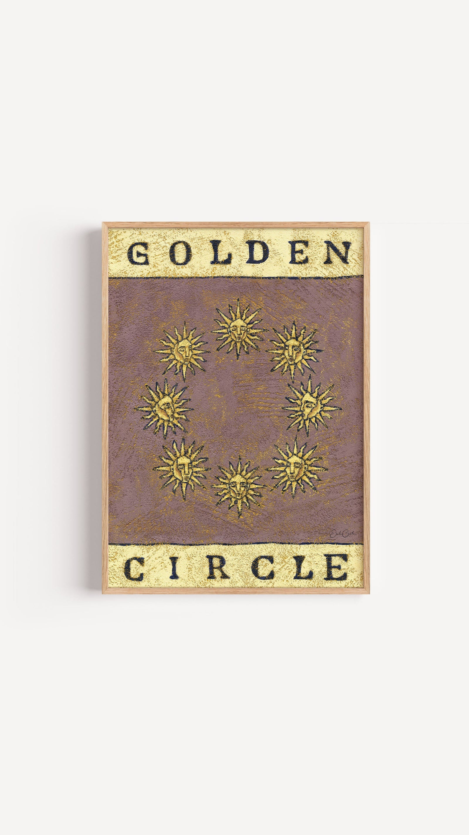 Golden Circle - Sunny Fine Art Print