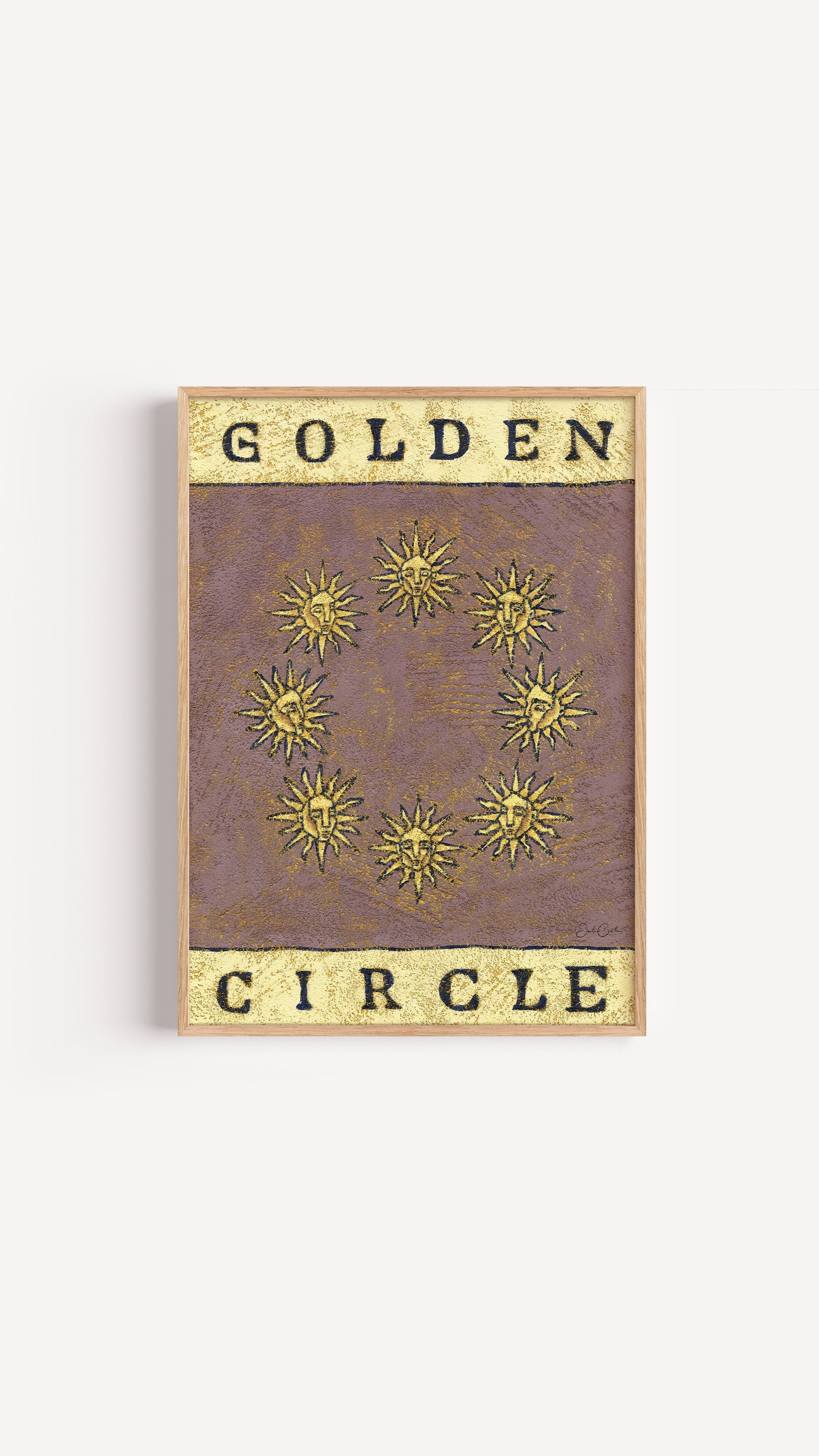 Golden Circle - Sunny Fine Art Print