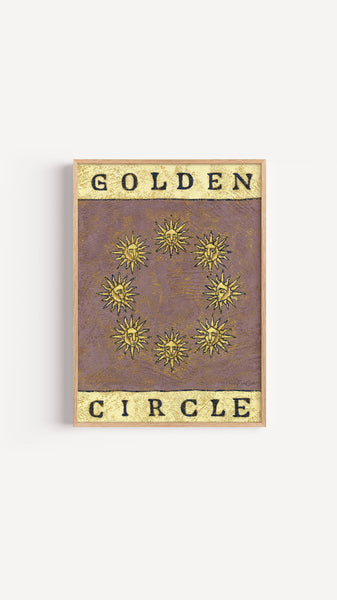 Golden Circle - Sunny Fine Art Print