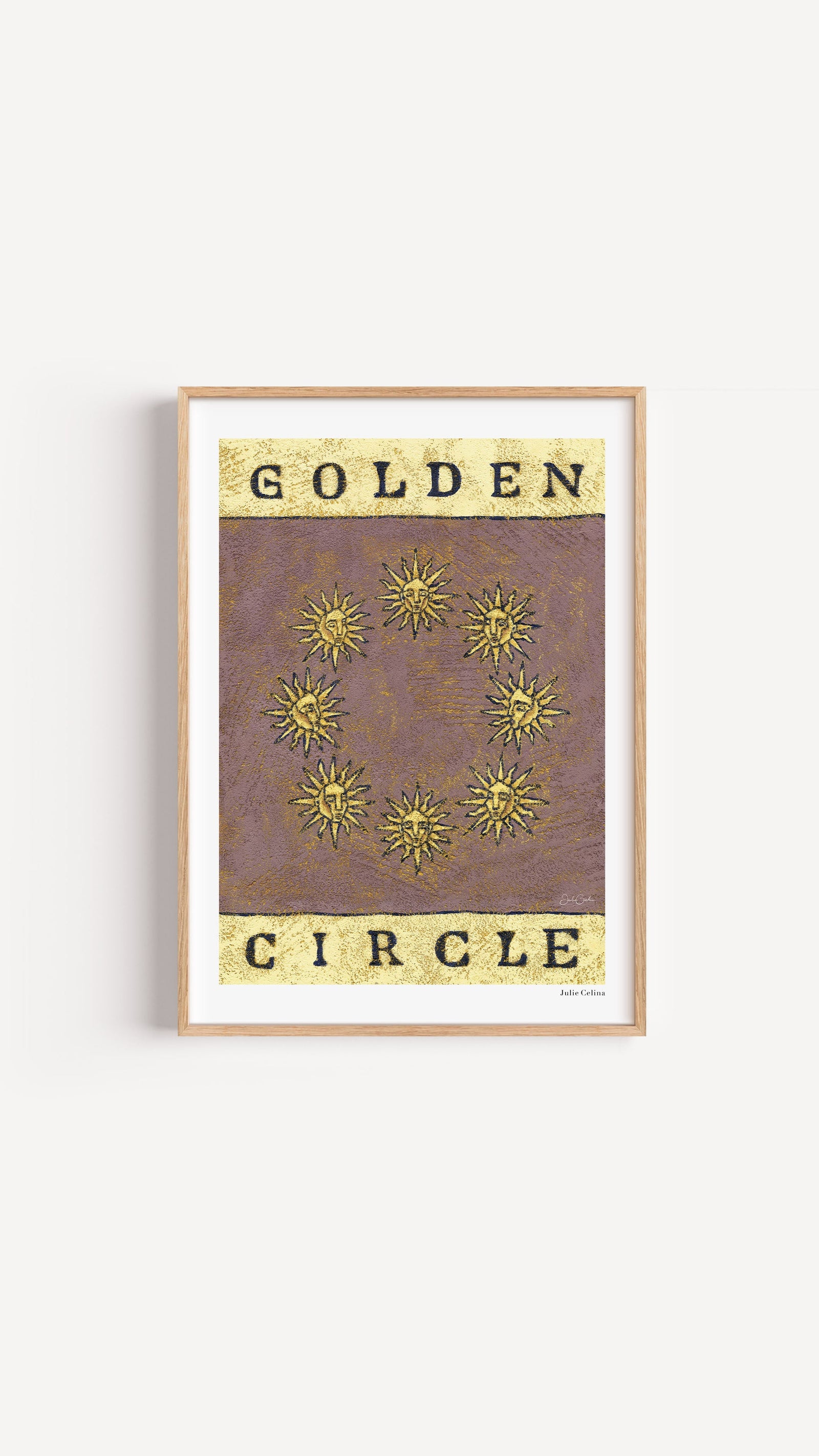 Golden Circle - Sunny Fine Art Print