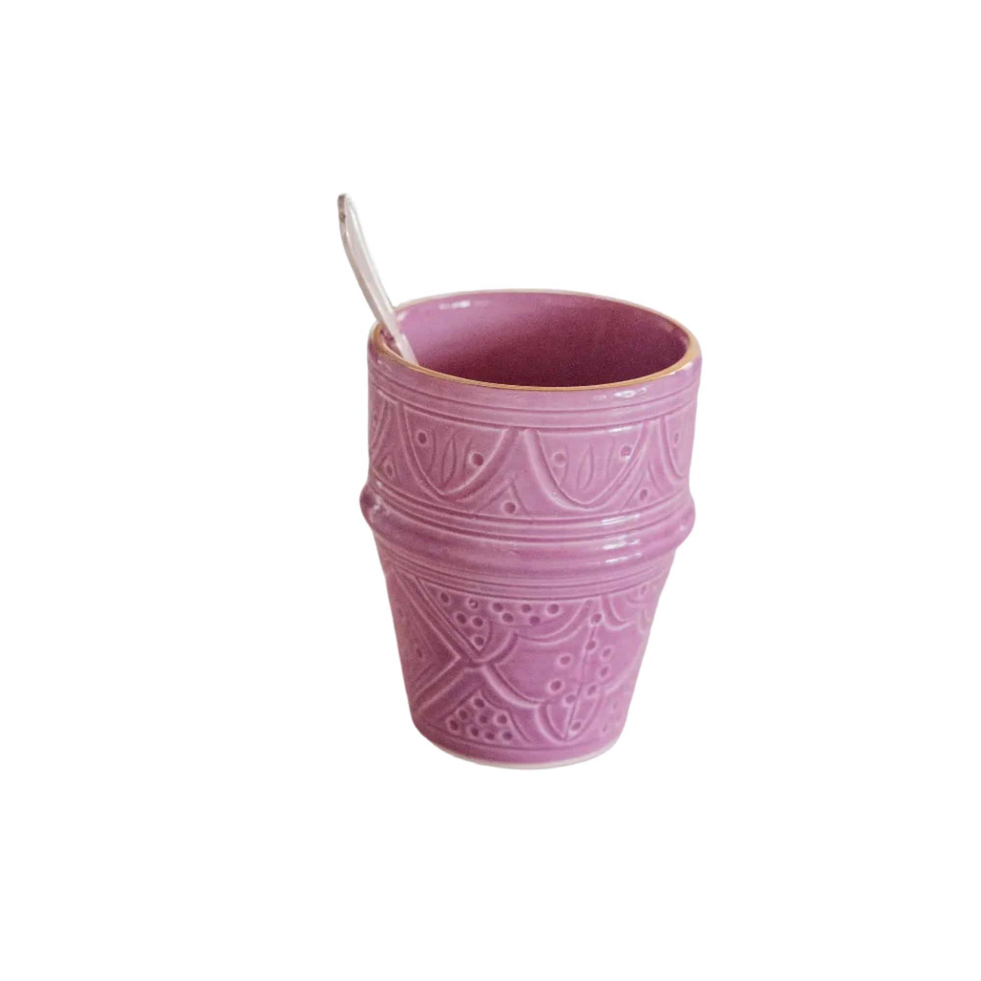 Large Cup - Lilac Gold Imprint