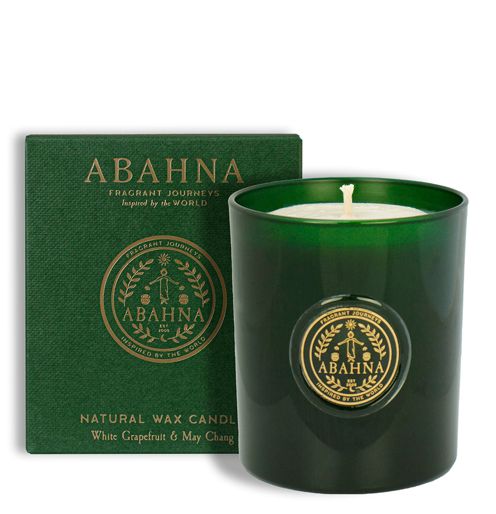 White Grapefruit & May Chang bath foam and candle duo – spa-inspired citrus ritual