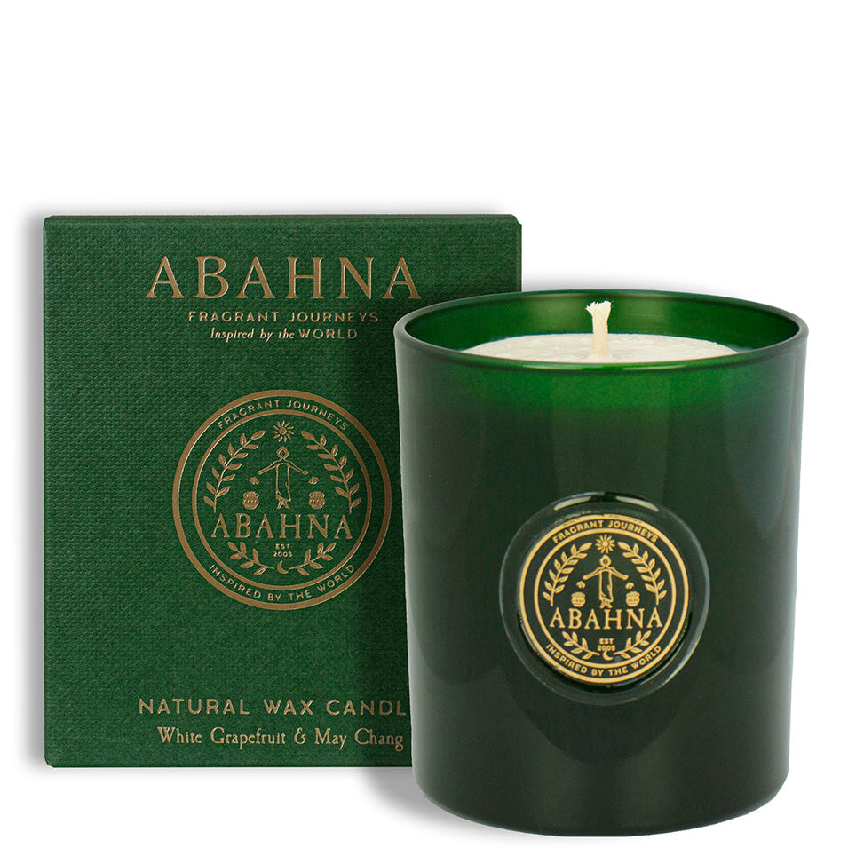 White Grapefruit & May Chang bath foam and candle duo – spa-inspired citrus ritual