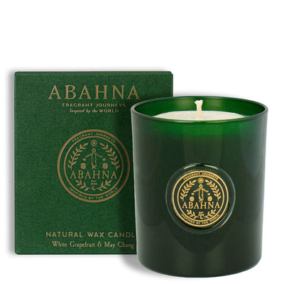 White Grapefruit & May Chang bath foam and candle duo – spa-inspired citrus ritual