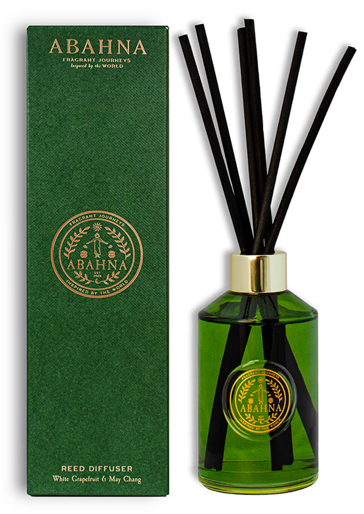 White Grapefruit & May Chang reed diffuser with matching hand wash – Abahna