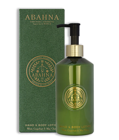 Abahna White Grapefruit & May Chang hand & body duo – luxury citrus wash and lotion gift set