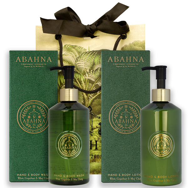 Vegan, cruelty free hand & body duo – White Grapefruit & May Chang by Abahna