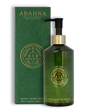 Abahna refillable hand & body wash – sustainable White Grapefruit & May Chang fragrance