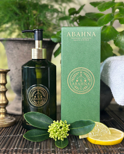 Luxury bath and body gift set – Abahna White Grapefruit & May Chang hand & body duo