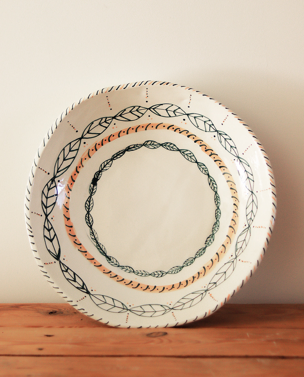 Grecian Leaf Serving Platter 02