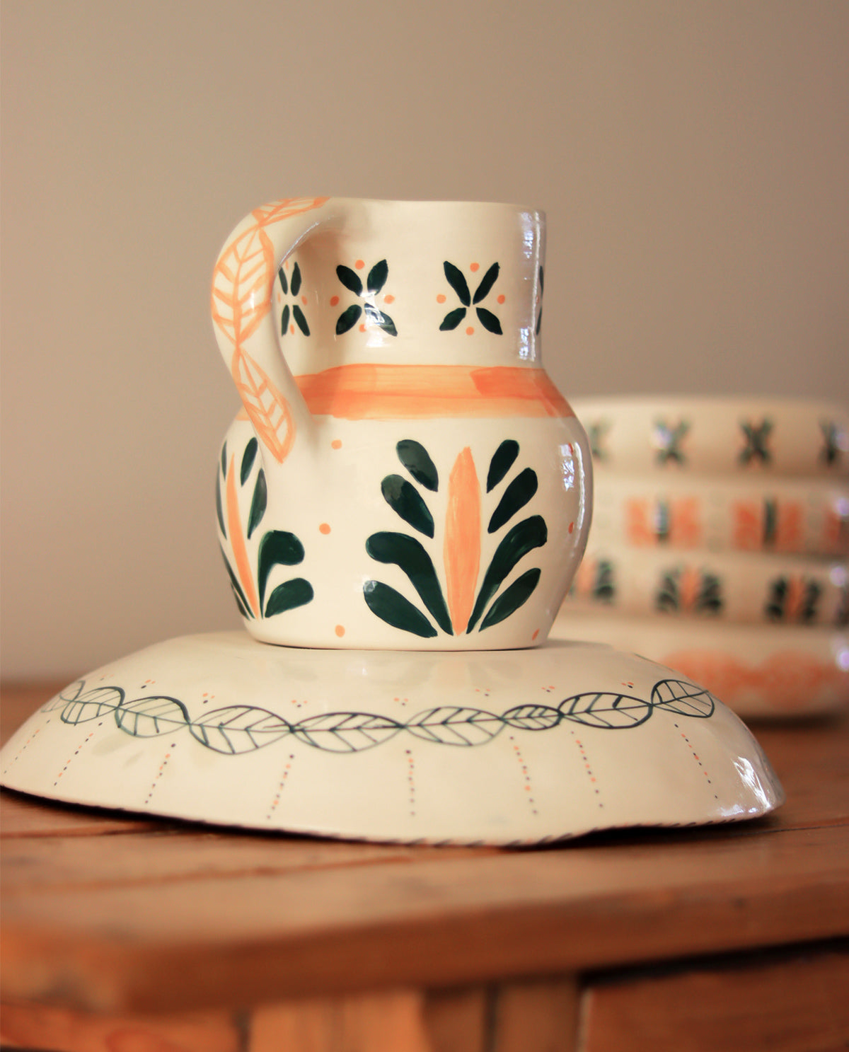 Grecian Leaf Serving Platter 02