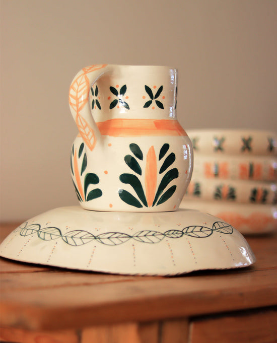 Grecian Leaf Serving Platter 02