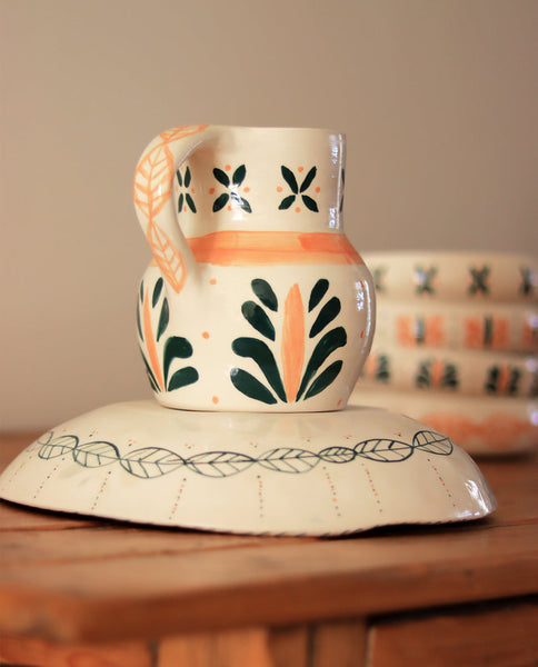 Grecian Leaf Serving Platter 02