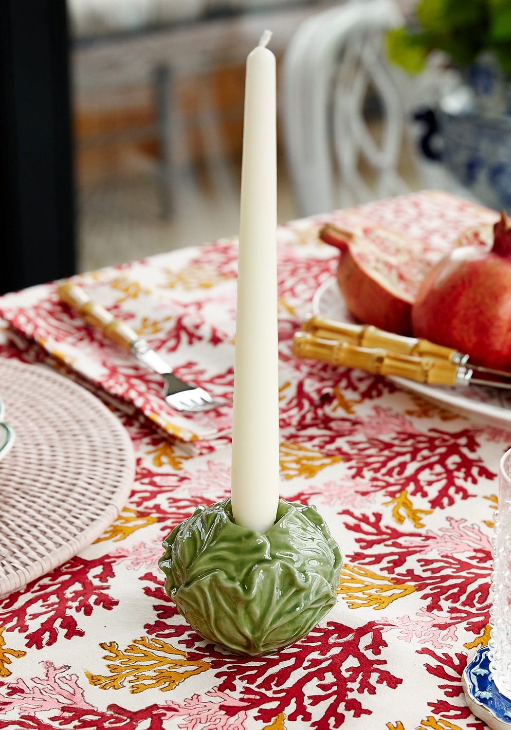 Green Cabbage Candle Holder - Casa by Josephine Jenno