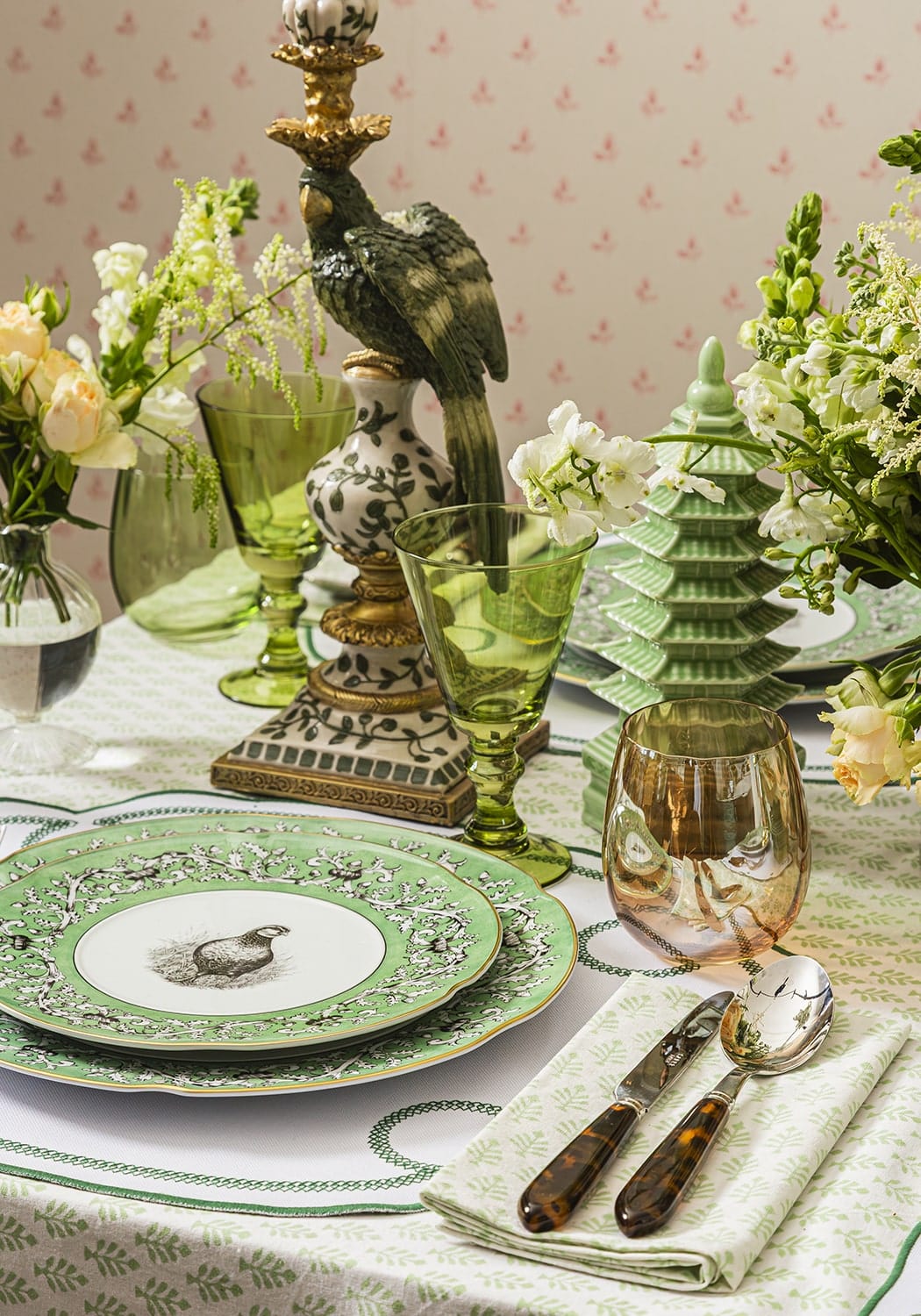 Green Dream Table Napkin - Set of 4 - Casa by Josephine Jenno