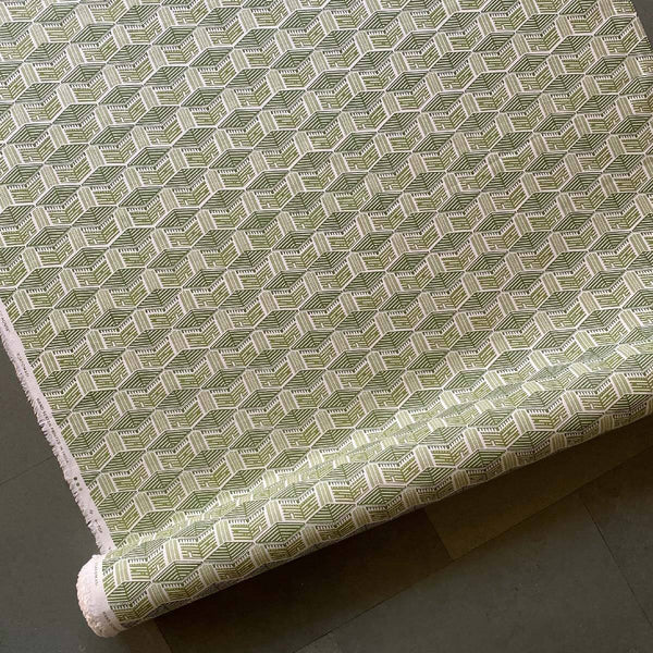 Green Kullu House Fabric