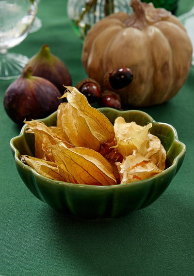 Green Scallop Ceramic Dip Bowls x 3 - Casa by Josephine Jenno