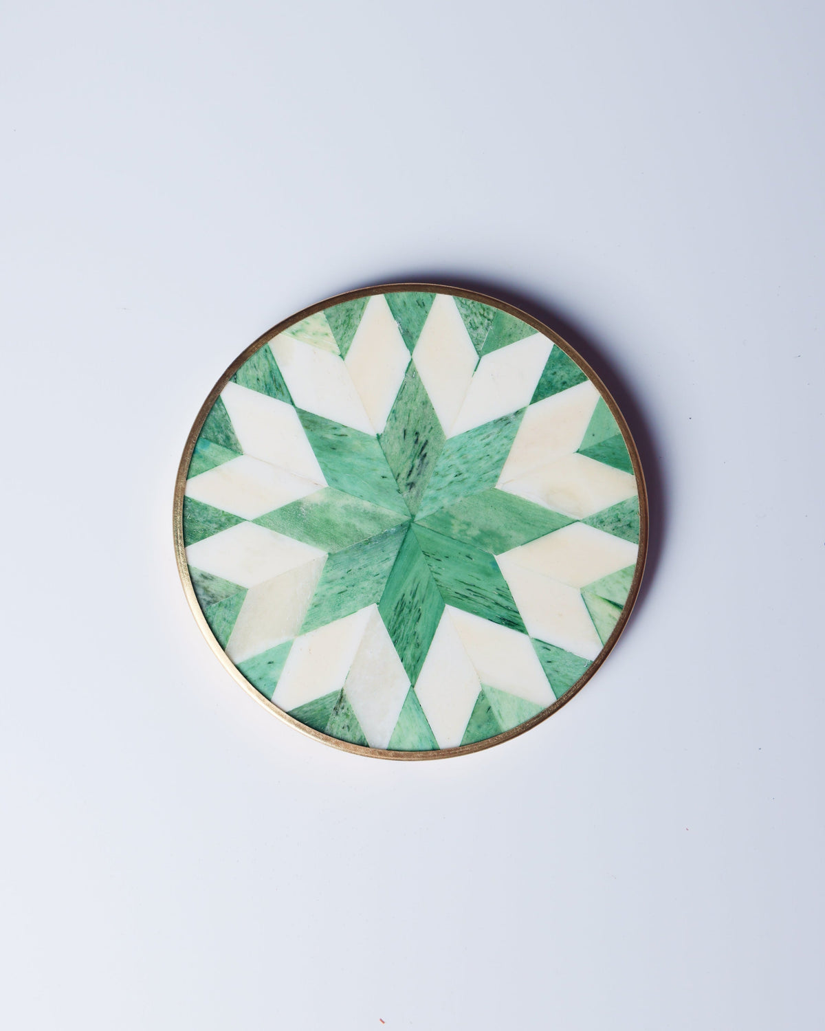 Set of 4 Star Coasters – Green #color_green