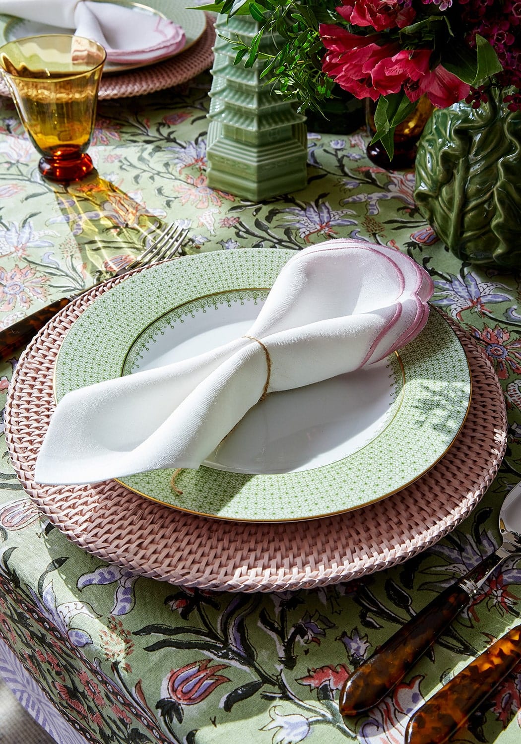 Green with Envy Tablecloth - Casa by Josephine Jenno