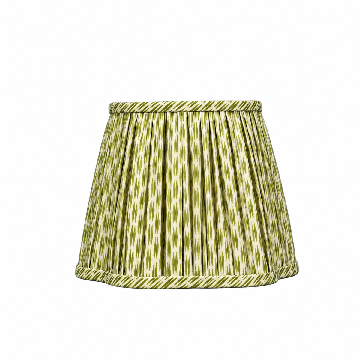 Lampshade Green Ikat Medium