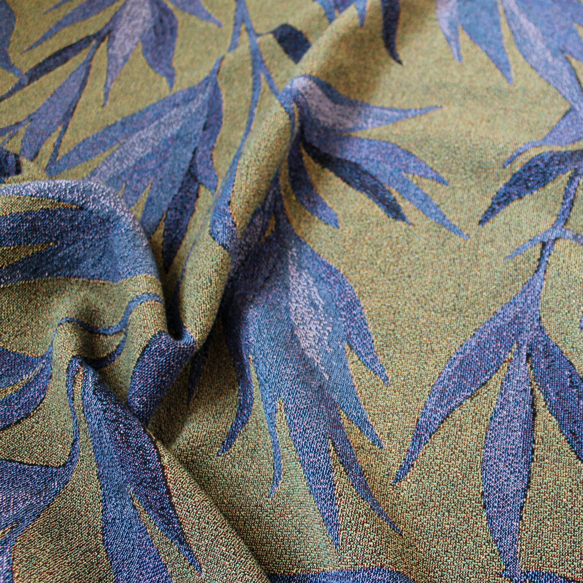 Growth (Olive Green) Recycled Cotton Woven Throw