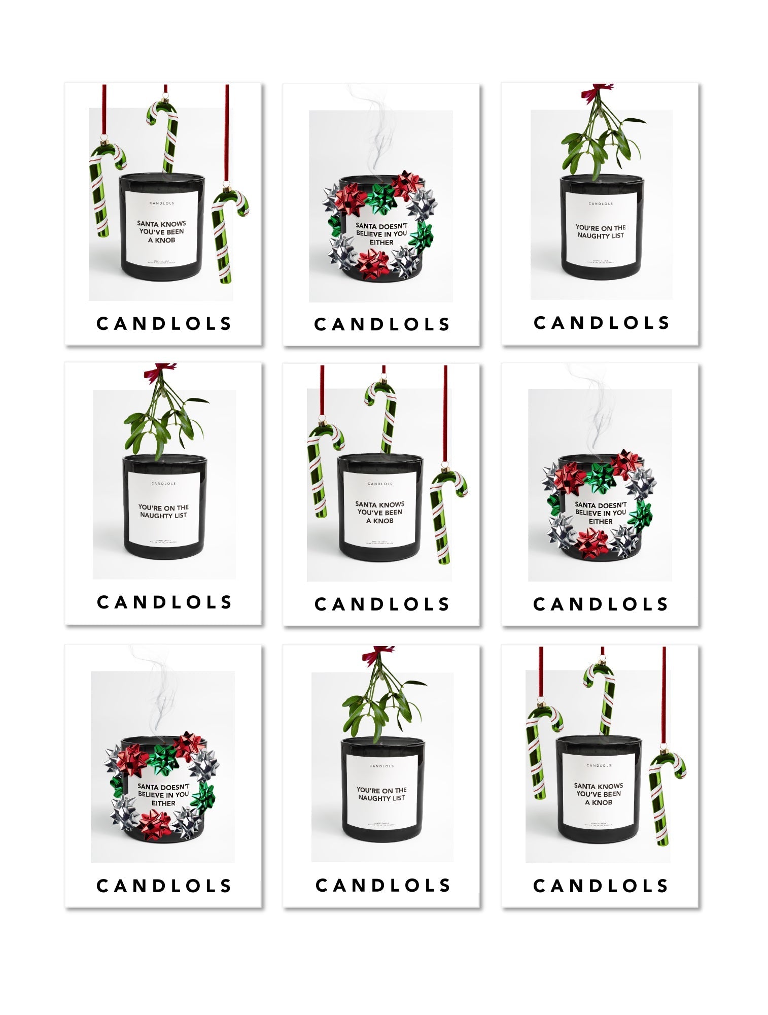 You're On The Naughty List, Luxury Scented Candle