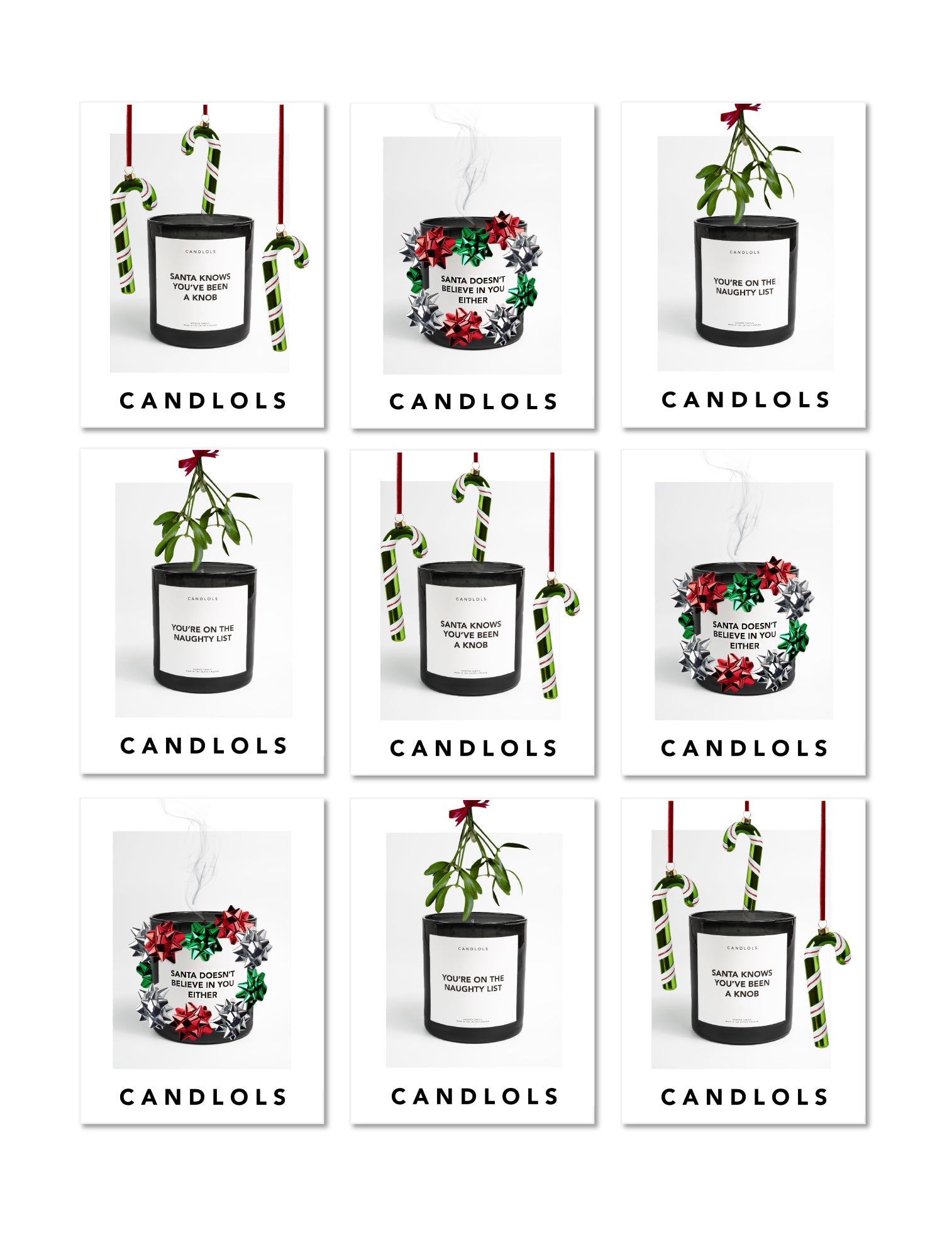 You're On The Naughty List, Luxury Scented Candle