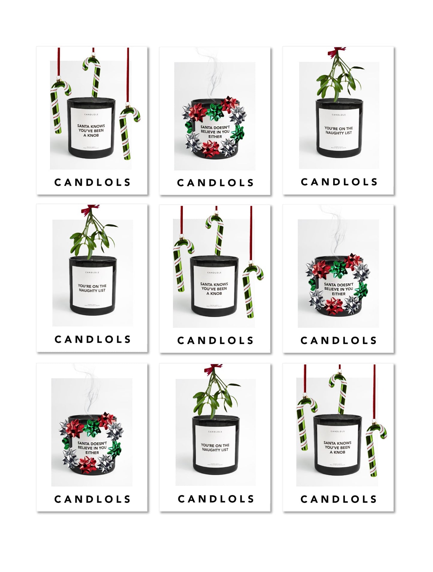 You're On The Naughty List, Luxury Scented Candle