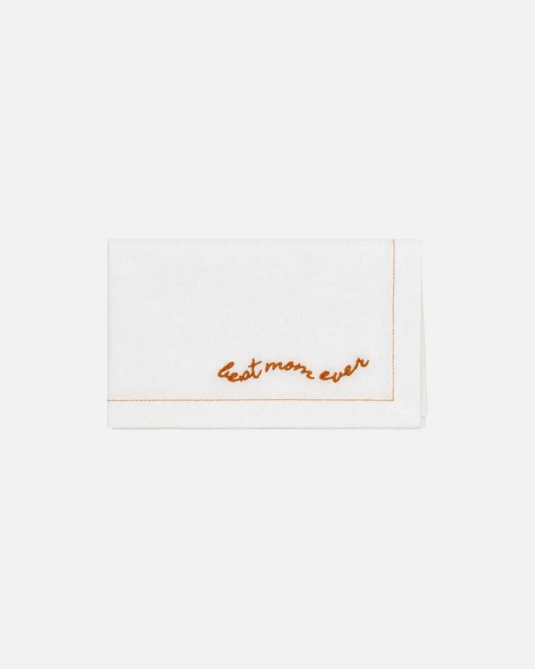 Orange Embroidered Napkins, Mother’s Day Edition (Pack of 2)