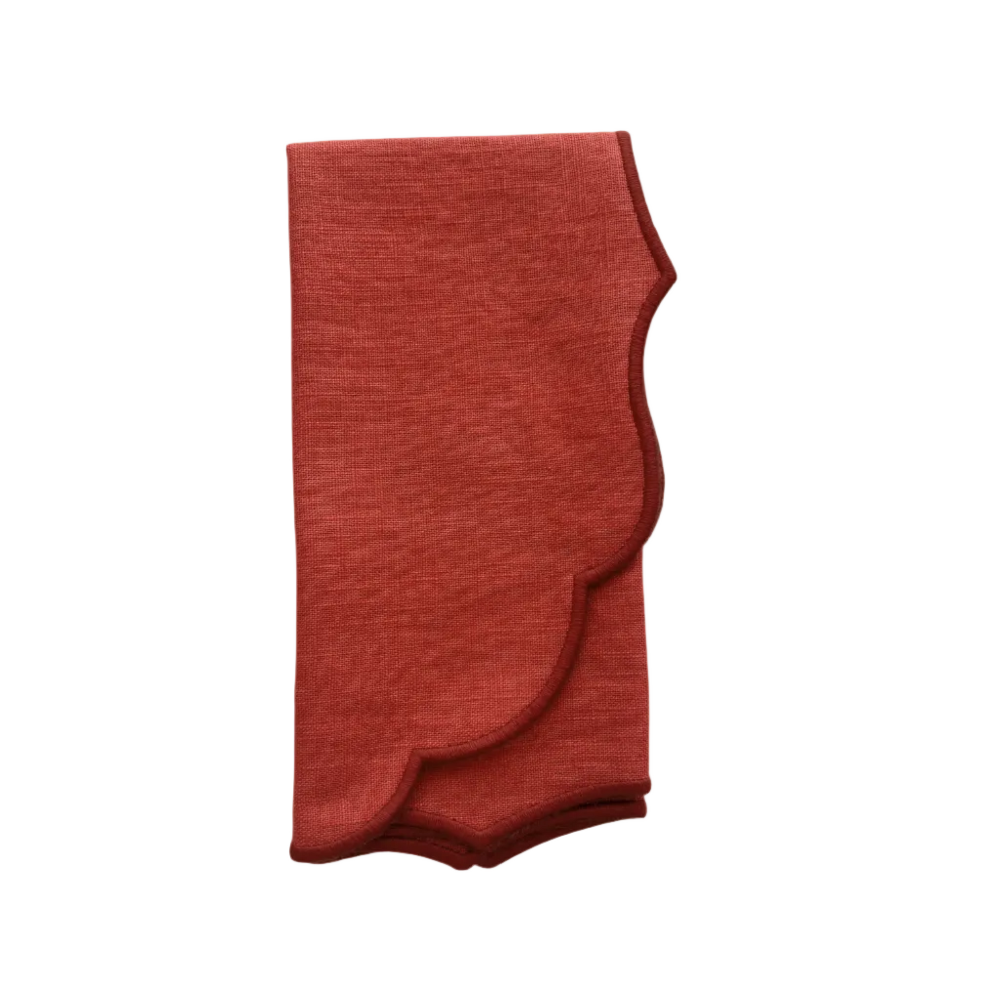 Palma Napkin, Terracotta on Terracotta