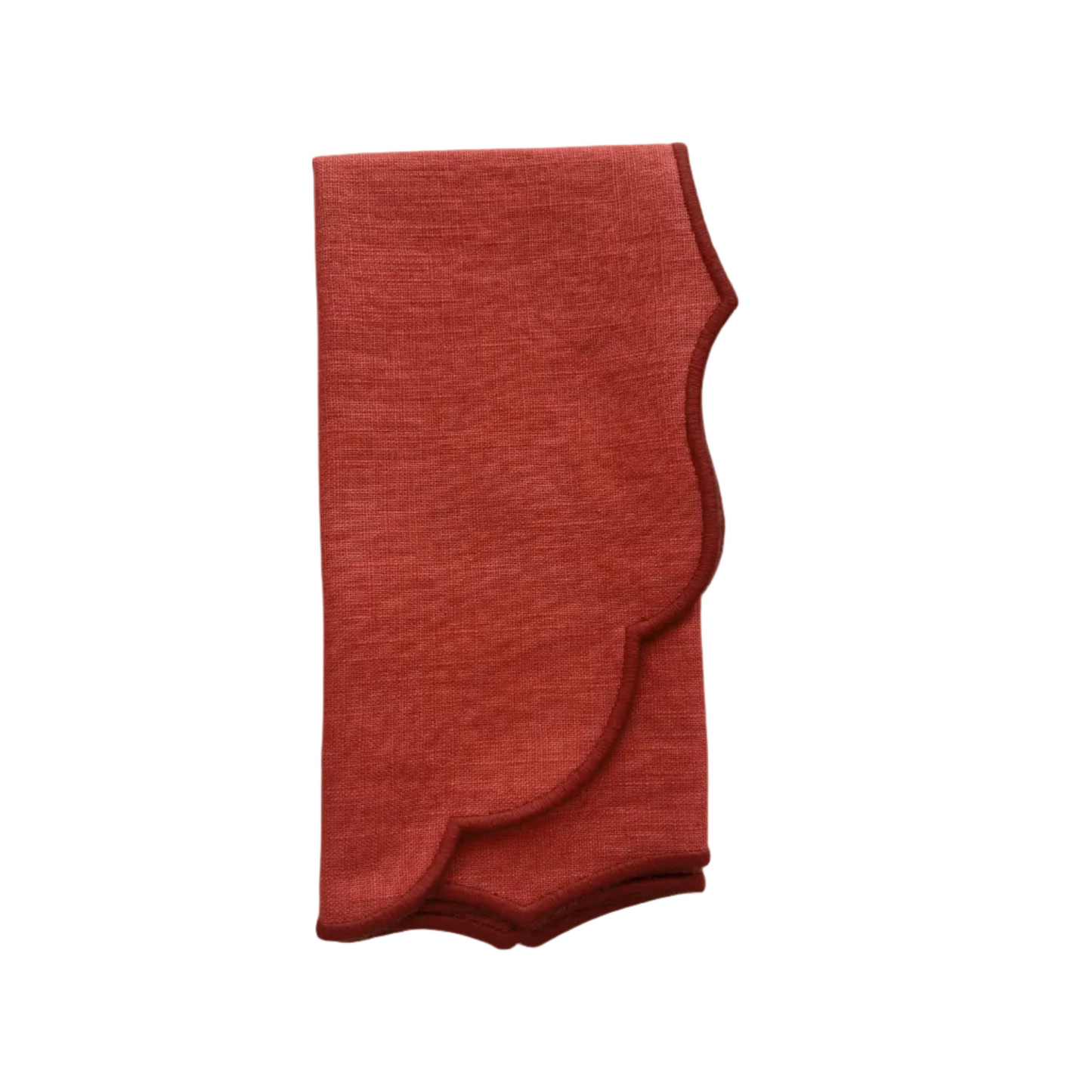 Palma Napkin, Terracotta on Terracotta