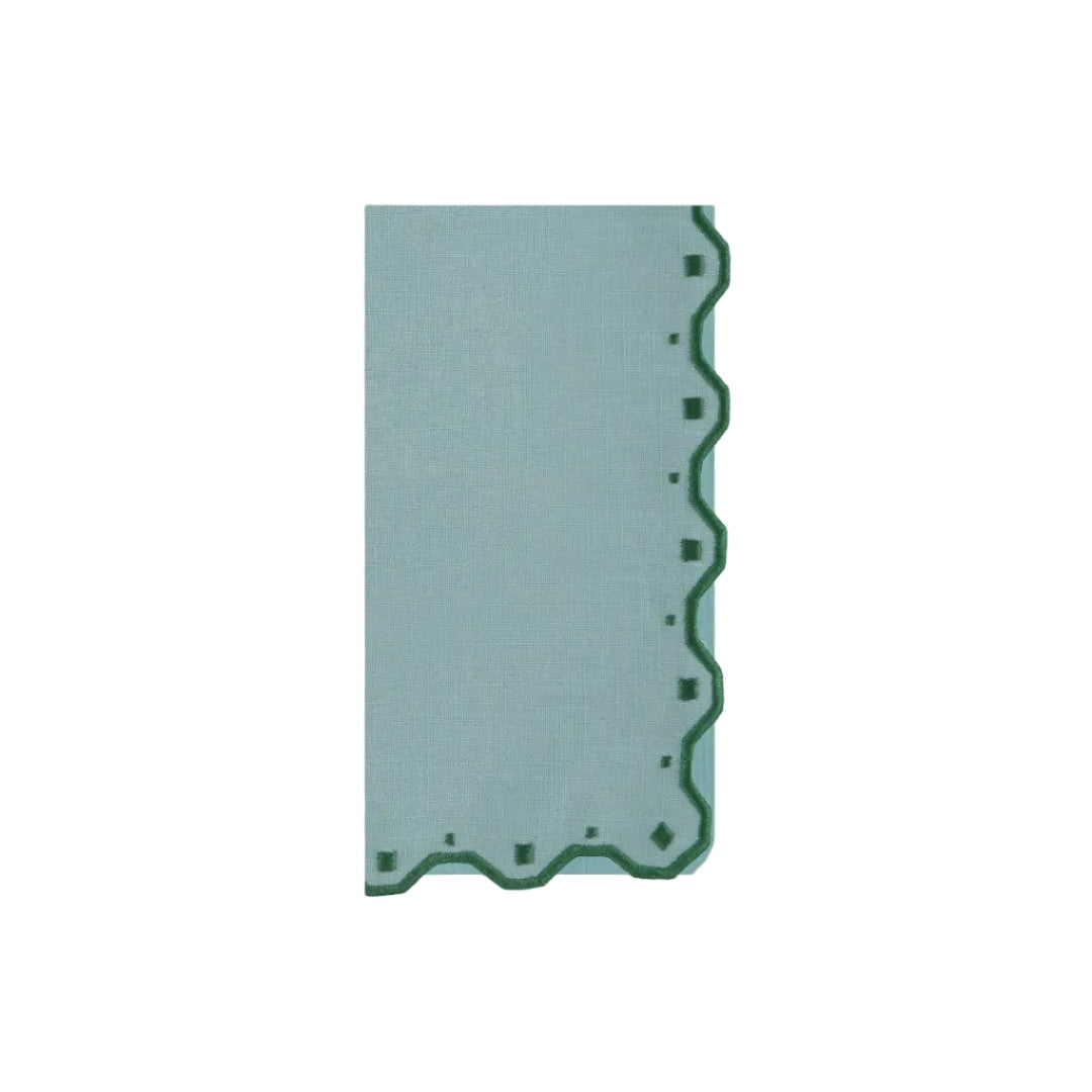 Porto Napkin, Blue and Green